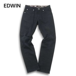 EDWIN エドウィンE507WF WILD FIRE★ 防風 裏起毛 ストレッチ デニム パンツ ジーンズ Sz.28　メンズ ネイビー バイク　C4B04689_A#Q