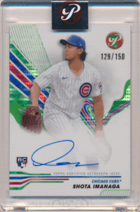 今永昇太 MLB 2024 Topps Pristine RC Rookie Green Refractor Auto 150枚限定 直筆サイン ルーキーグリーンリフオート Shota Imanaga