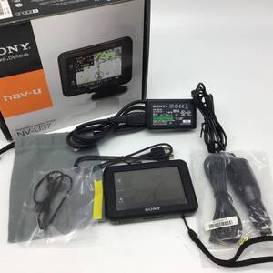 1453 【動作確認済】SONY パーソナルナビゲーション NV-U37 2011年春データ ブラック カーナビ 家電 車用品 ソニー 2011年春全国版地図