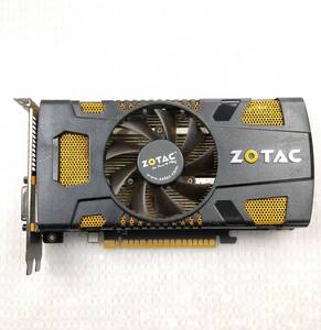 【中古パーツ】ZOTAC GTX550 Ti 1GB 192BIT DDR5 DP/HDMI/DVI グラフィックポード /ビデオカード PCI-E ■XK485-2