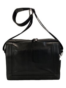 LANVIN◆ショルダーバッグ/レザー/BLK