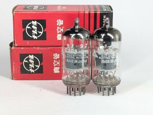 松下電器　6AQ8/ECC85　2本　測定データあり　良品　MATSUSHITA　真空管　19321