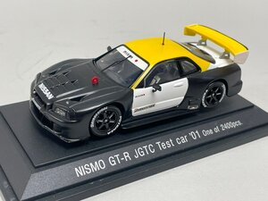 EBBRO エブロ 1/43 NISSAN 日産 ニスモ GT-R JGTC 2001 テストカー ブラック 43192