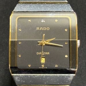 CLK855T 腕時計 ラドー RADO ダイアスター 152.0366.3 クォーツ メンズ 文字盤ブラック