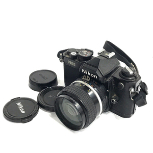 Nikon FM2 NIKKOR 35mm 1:2 一眼レフ マニュアルフォーカス フィルムカメラ 光学機器 QR061-393