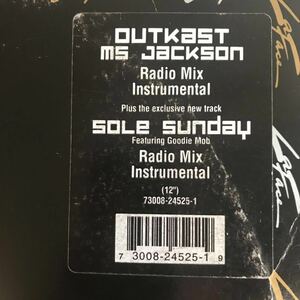レコード OUTKAST/ MS.JACKSON,SOLE SUNDAY hiphop rap