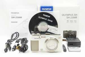 【適格請求書発行】訳あり品 OLYMPUS オリンパス SH-25MR コンパクトデジタルカメラ ホワイト 元箱付【アルプスカメラ】240725b