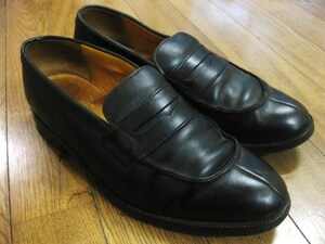 本物 名作 GRENSON グレンソン BARNEYS NEWYORK バーニーズニューヨーク コインローファー レザーシューズ 革靴 9 D