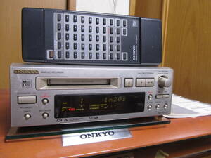 ONKYO MD-105TX 動作・状態良好　共通リモコン・取説付