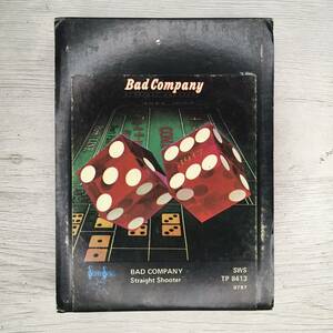 BAD COMPANY STRAIGHT SHOOTER US製　8トラックカートリッジ