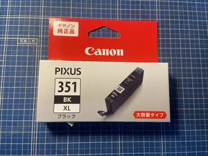 【未使用】【未開封】【取付期限切れ】 Canon キヤノン 純正 インクカートリッジ PIXUS BCI-351XL BK ブラック 黒 大容量タイプ ①