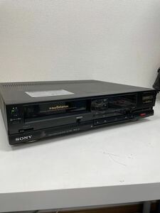 refle0 【通電のみ】 SONY ベータビデオデッキ SL-F205 Betamax ソニー 1995年製 VIDEO CASSETTE RECORDER 本体のみ【現状品】