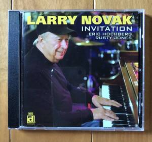 CD-Jan / delmark Records / LARRY NOVAK INVITATION / Larry Novak (p), Eric Hochberg (bass), Rusty Jones (drums) / 