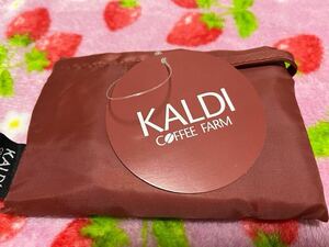 未使用 カルディ KALDI エコバッグ オールドローズ