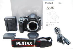 ★美品　PENTAX K-30 ボディ ブラック K-30BODY BK　デジタル一眼レフ ★