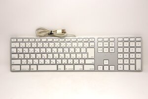 【ジャンク品/3台まとめ】Apple USB Keyboard with Numeric Keypad A1243 USBキーボード 日本語/US配列 テンキー付き #409352565477