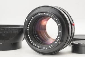 ！！週末限定セール！！★極上美品！★Leica ライカ SUMMILUX-R 50mm F1.4 3cam 希少なフード付属！ しっかり動作確認済！ #20-0426