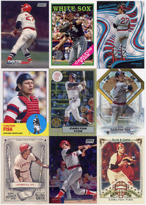 殿堂REDSOX-WHITESOX△CARLTON FISK/2023-2012年シリアル#+シルバーパックリフ+インサート含18種!