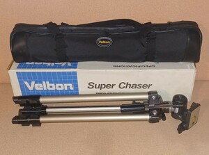 Velbon PH-157 Super Chaser TRIPOD カメラ三脚　中型アルミ製　程度良好　ケース、元箱付