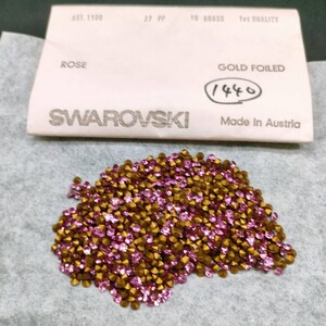 ☆ほぼ未使用 SWAROVSKI スワロフスキー ヴィンテージ ルース 1100 27PP 10gross Rose ローズ 裸石 グルーデコ R-480