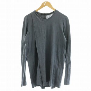 ユリウス JULIUS 18SS カットソー Tシャツ ロンT 長袖 1 S グレー 607CUM5 ■GY12 /MW メンズ