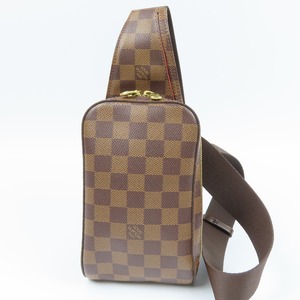 42627★1円スタート★LOUIS VUITTON ルイヴィトン 新品同様美品 ジェロニモス ショルダーバッグ ダミエ ボディバッグ エベヌ