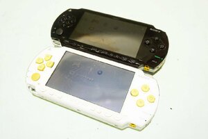 【質Banana】中古・簡易動作確認済み品!!! SONY/ソニー ポータブルゲーム機 PSP1000 2台セット ♪.。.:*・゜②