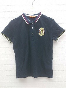 ◇ BEAMS GOLF ビームス ゴルフ 半袖 ポロシャツ ネイビー *