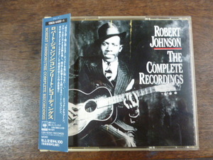 ◇ ROBERT JOHNSON ロバート・ジョンソン / 帯・詳細解説書付 THE COMPLETE RECORDINGS CBS-SONY 日本盤2枚組CD ERIC CLAPTON　