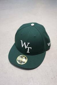 新品 正規 24SS WTAPS ダブルタップス 59FIFTY LOW PROFILE / CAP / POLY. TWILL. NEWERA LEAGUE キャップ 241NENED-HT01 緑本物812O▲