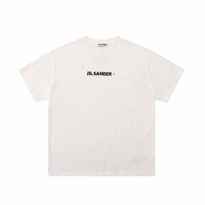 Jil Sander ジルサンダー Tシャツ 半袖 メンズ レディース トップス カットソー コットン100％ カジュアル 服 Mサイズ