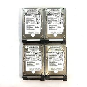 S6083062 TOSHIBA 600GB SAS 10K 2.5インチ NECマウンタ HDD 4点【中古動作品】918