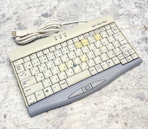 2443//金井電器産業 MINI KEYBOARD PRO-R HMB632KJP/R スティックポインタ付き USB