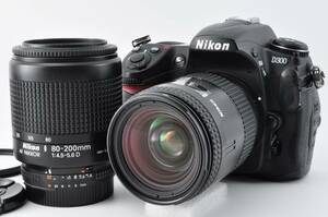 ■即購入→1000円お値下げ■　ニコン　 Nikon　D300　+28-85㎜ +80-200㎜　ダブルレンズセット　