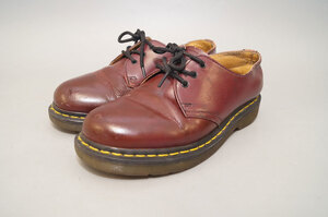 ym09-Dr.martens ドクターマーチン ビジネスシューズ 3 レッドブラウン レザー シューズ