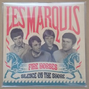 新品未使用 限定400枚 復刻7inch LES MARQUIS/FIRE HORSES b/w SILENCE ON THE SHORE PEBBLES NUGGETS 60