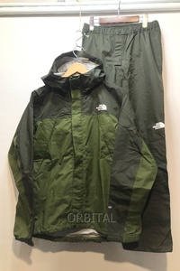 経堂) ノースフェイス THE NORTH FACE レインスーツ ジャケット パンツ セット NP11715 サイズL 定価4.6万 保存臭有