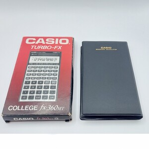 【希少！ほぼ新品！】人気関数電卓　CASIO COLLEGE　fx-360MT　管理番号Z1211