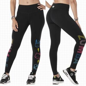 【正規品・新品】Sサイズ★ZUMBA・ズンバ★X Hello Kitty & Friends Ankle Leggings　BK