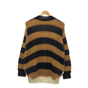 ◆中古品◆ MARNI マルニ モヘア ボーダー ニット セーター GCMD0281Q0UFU190 サイズ36(XS) マルチカラー 長袖 レディース V73722NSS