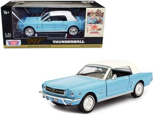 MOTOR MAX 1/24 フォード マスタング 1964 007 サンダーボール作戦 ボンドカー Ford Mustang Thunderball ミニカー