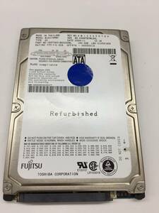 ▲8622時間　FUJITSU　MJA216RBH　G2　160GB『正常判定』2.5インチHDD