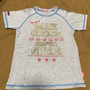 し★ BLUE CROSS ブルークロス 半袖Tシャツ/ S(140cm