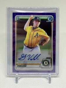 250枚限定 1ST BOWMAN ガス・バーランド サイン 直書き 2020 Bowman Baseball MLB AUTO GUS VARLAND