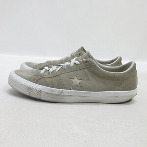 Q■【28cm】コンバース/CONVERSE ワンスター スエードレザースニーカー■薄灰MENS/99【中古】