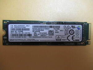 ★☆1円 ～スタート☆SAMSUNG SSD M.2 2280 NVMe 256GB MZ-VLW2560 使用時間:3560H☆★