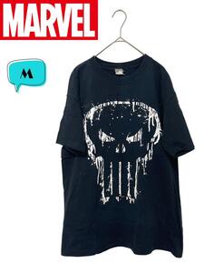 MARVEL マーベル パニッシャー　ペイント　Tシャツ　M