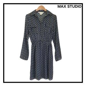 MAX STUDIO　チュニック　長袖　ワンピース　花柄　ボタニカル　リバティ