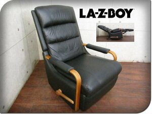 ■美品■La-Z-Boy/レイジーボーイ■USA最高級■横浜ダニエル取扱い■本革張り■リクライニング1人掛けソファ■30万■smm9162k