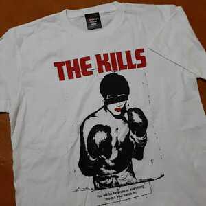 THE KILLS キルズ Blood Pressures ボクサー コラージュ Tシャツ ホワイト Mサイズ 未着用品 2011 SHOOT製 